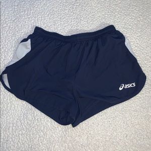 ASICS | Navy Blue & White Shorts
